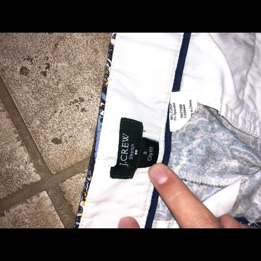 J. Crew pattern pants - Picture 2 of 2